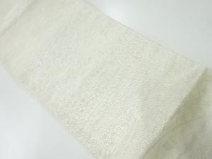 アンティーク　桔梗模様織出し袋帯（材料）